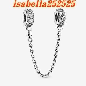 Pandora Sparkling Pavé Safety Chain Charm